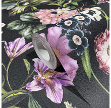 Rulle non-woven tapet med blommönster