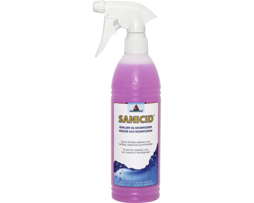 Sanicid NORENCO rengöring och decinfisering av dusch badkar vägg och golv i våtrum 600 ml