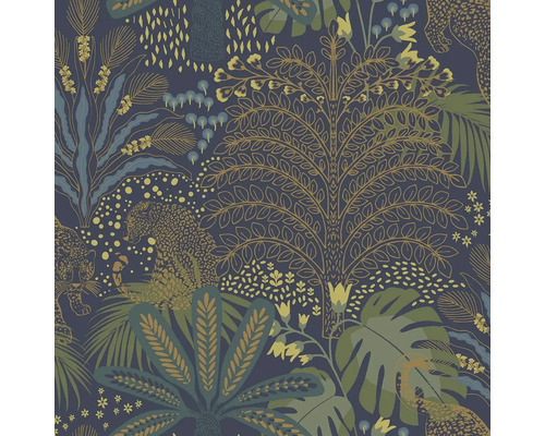 Tapet Savanna blå grön 0,53x10,05m
