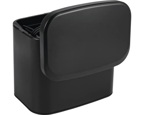 Toalettborsthållare av plast med lock