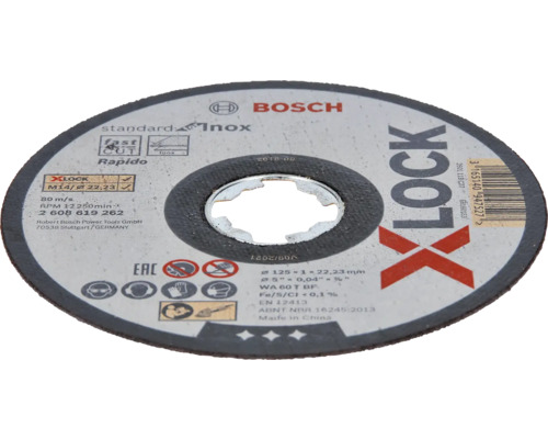 Bosch kapskiva X-Lock, diameter 125 millimeter