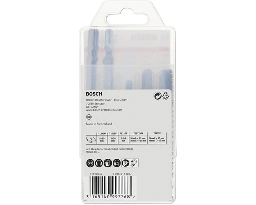 Bosch sticksågsblad set i förpackning