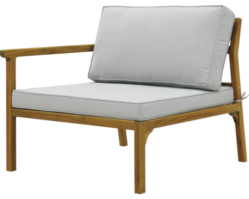 Trädgårdsloungefåtölj med träram och dynor