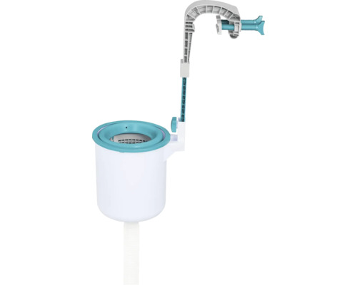 Skimmer för pool för rengöring av vatten från föroreningar.