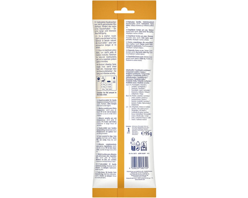 Förpackning hundtugg av nötskinn, 95 gram