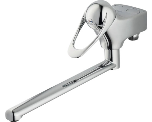 Köksblandare FM MATTSSON 9000E vägghängd inkl underliggande pip 40 mm c/c 8310488 Köksblandare av metall
