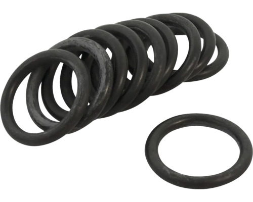 O-ring ORAS svart gummi 13,6x2,4 mm 10-pack 8394068 Flera O-ringar av gummi