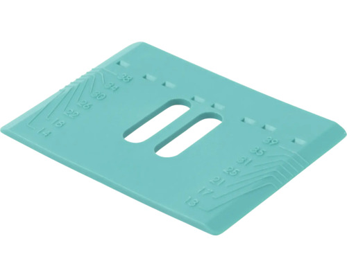 Sticknålsstorleksmätare med mätområde.