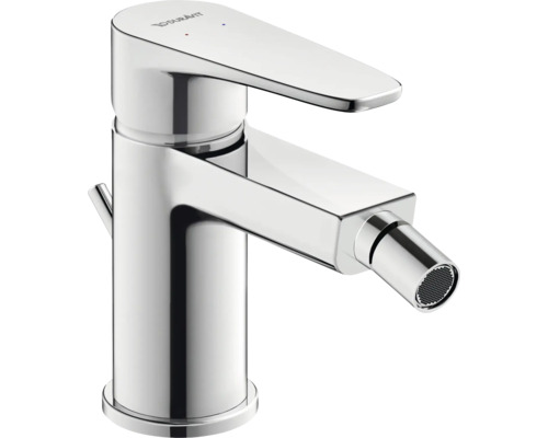 Bidéblandare DURAVIT B.1 krom blank rund med dragstång