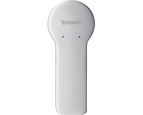 Duravit-logotyp på en diskbänksblandare