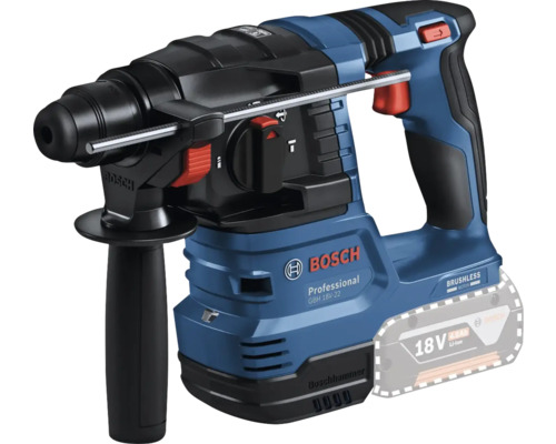 Bosch borrhammare med batteri och extrahandtag
