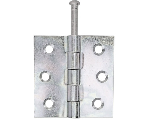 Gångjärn av metall med stift