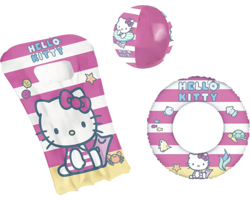 Hello Kitty luftmadrass, boll och badring för poolen