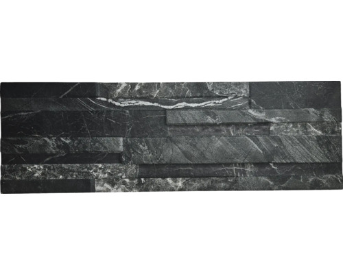 Väggtegel KLIMEX svart keramik UltraStrong marble black 14x52 cm