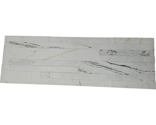 Väggtegel KLIMEX vit keramik UltraStrong marble white 14x52 cm