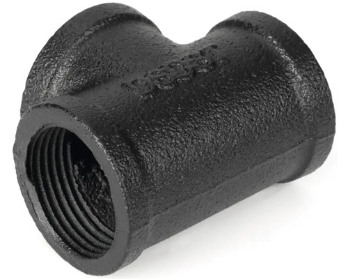 T-koppling av gjutjärn med invändig gänga