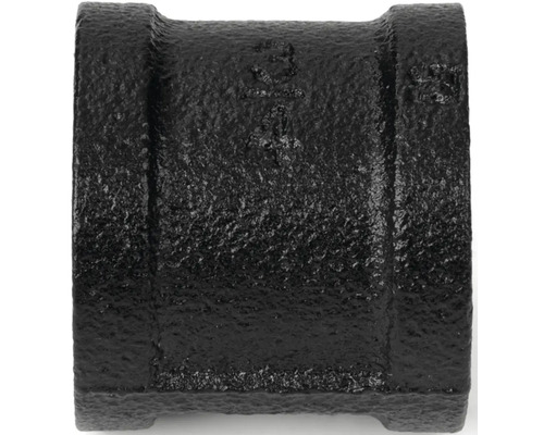 Gjutjärnsmuff med gänga, lämplig för 3/4 tums rör