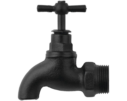 Metallkran med krysshandtag