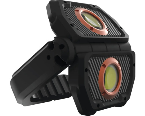 Dubbel LED-arbetslampa med justerbart stativ