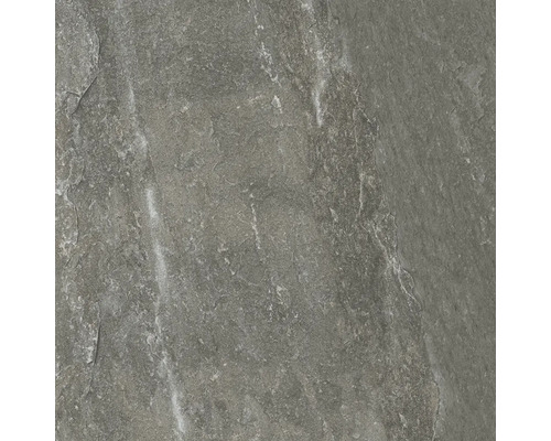 Närbild av en grå platta med stenutseende.