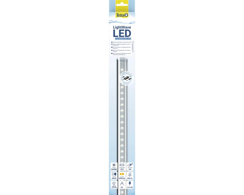 Akvariebelysning TETRA LightWave Set 270 inkl. nätanslutning och adapter 6,3W längd 27-33cm Tetra LightWave LED komplett set för akvarier