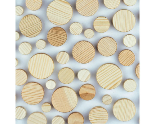 Träskivor av furu i olika storlekar