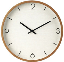 Väggklocka med träram och urtavla