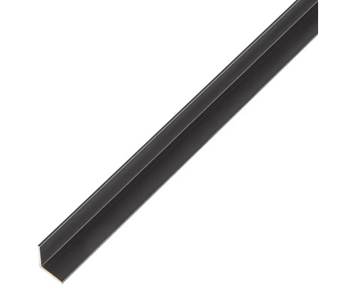 Vinkelprofil aluminium svart eloxerad 10x10x1mm 2,6m Vinkelprofil av metall