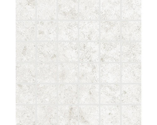 Mosaik Gotland light elfenben matt 30x30 cm 5x5