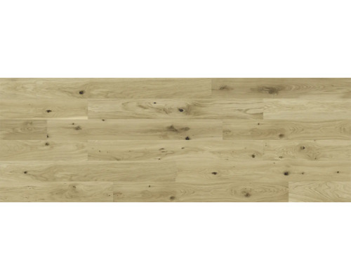 Trägolv med naturlig ådring och kvistar