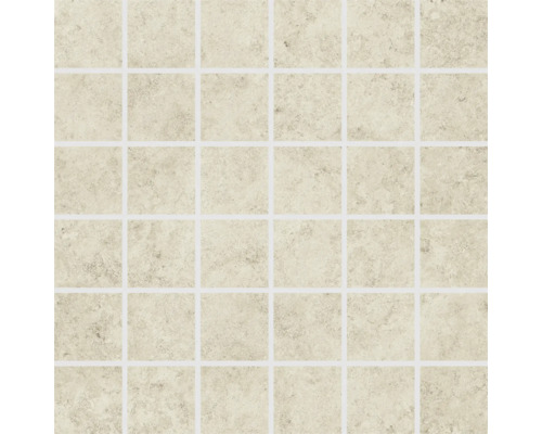 Mosaik Gotland sand beige matt 30x30 cm 5x5