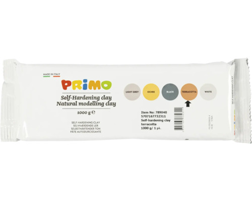 Förpackning självhärdande modellera terrakotta, 1000 gram