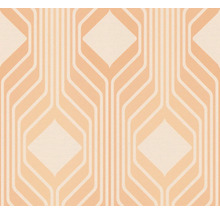 Tapet A.S. CRÉATION Retro orange 10,05x0,53m