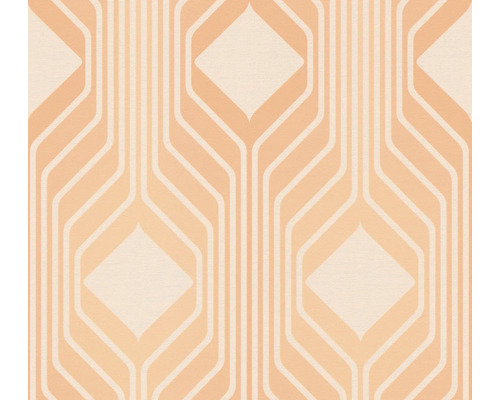 Tapet A.S. CRÉATION Retro orange 10,05x0,53m