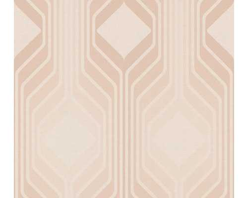 Tapet A.S. CRÉATION Retro rosa 10,05x0,53m