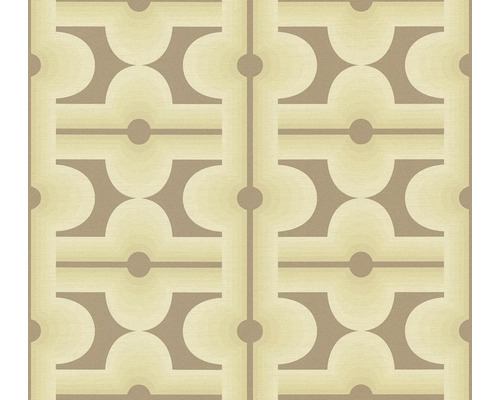 Tapet A.S. CRÉATION Retro abstrakt grön 10,05x0,53m Tapet med geometriskt mönster