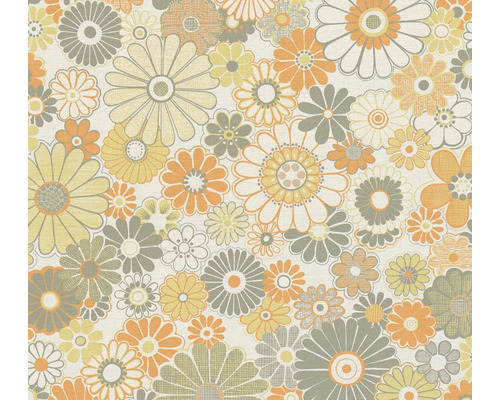 Tapet A.S. CRÉATION Retro blom grön 10,05x0,53m Blomstertapet med blommönster