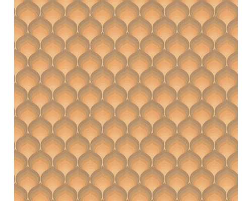 Tapet A.S. CRÉATION Retro grafisk brun 10,05x0,53m Tapet med upprepande geometriskt mönster
