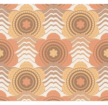 Tapet A.S. CRÉATION Retro blom orange 10,05x0,53m