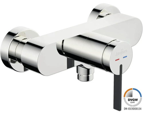 Jungborn utanpåliggande duschblandare med DVGW Cert-logotyp