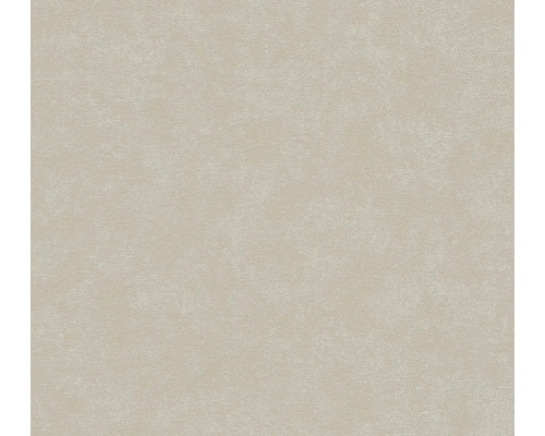 Tapet A.S CRÉATION Enfärgad beige 0,53x10,05m Beige non-woven tapet med fin struktur