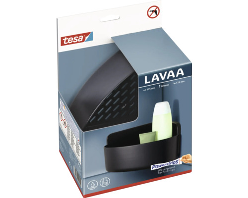 Tesa Lavaa hörnhylla för väggmontering i kartong