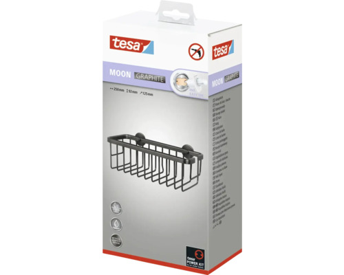 Tesa Moon Graphite duschkorg förpackning