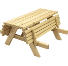 Picknickbord i trä för utomhusbruk