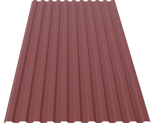 Takplåt LINDAB LLP20 Förslöv mörkröd 2500x1000x0,5 mm Takplåt LINDAB LLP20 Förslöv mörkröd 2500x1000x0,5 mm