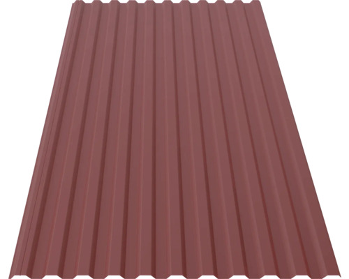 Takplåt LINDAB LLP20 Förslöv mörkröd 4000x1000x0,5 mm Takplåt LINDAB LLP20 Förslöv mörkröd 4000x1000x0,5 mm