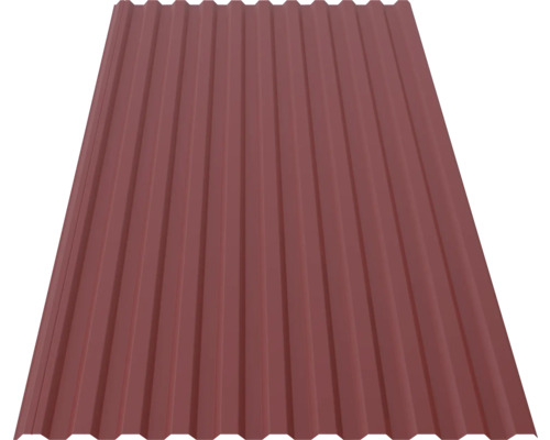 Takplåt LINDAB LLP20 Förslöv mörkröd 5000x1000x0,5 mm Takplåt LINDAB LLP20 Förslöv mörkröd 5000x1000x0,5 mm