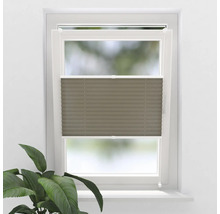 Fönster med plisségardin för solskydd