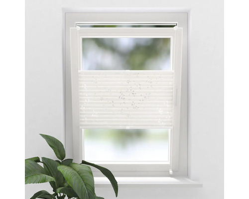 Fönster med plisségardin för ljusreglering