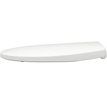 Toalettsits med mukstängning REIKA Mino vit blank koppar borstad quick & clean universell